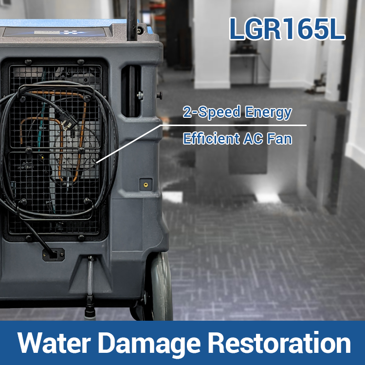 LGR165L Heavy Duty Dehumidifier for Damage Restoration Preair